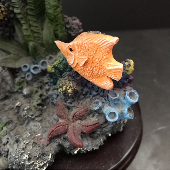 Vintage Dolphins figurine marine life sculpture 10-1/2” tall - Picture 10 of 12